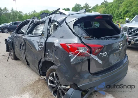 2016 Mazda Cx-5 Grand Touring z USA, uszkodzony, nr VIN JM3KE4DY2G0763768